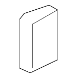 75129AC010 - Body: Lift Gate Cushion for Scion: tC, xA, xB, xD | Toyota: 4Runner, Avalon, Camry, Celica, Corolla, Corolla Cross, Echo, Grand Highlander, Highlander, Prius, Prius AWD-e, Prius Plug-In, Prius V, RAV4, RAV4 Prime, Sequoia, Sienna, Tercel, Yaris Image