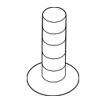 N91070201 - Electrical: Control Module Bolt for Porsche: Macan, Taycan Image