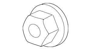 9008017245 - Steering: Blind Spot Radar Nut for Lexus Image