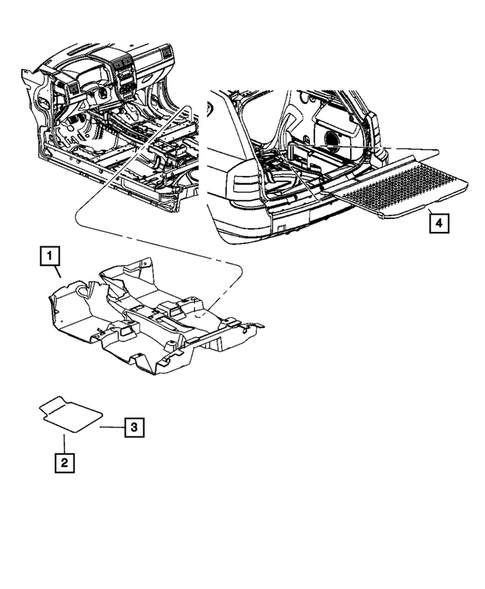 Carpets, Floor Mats, Load Floor, and Silencers for 2009 Jeep Patriot #0