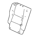 82127TX4A02 - Body: Seat Back Pad for Acura Image