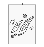 85840G3000TRY - Body: Upper Center Pillar Trim for Hyundai: Elantra GT Image