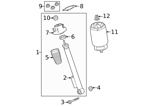 Shocks & Components for 2021 Land Rover Discovery #0