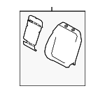 KB3Z2164800C - Body: Seat Back Pad for Ford Image