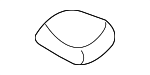 88954955 - Body: Seat Belt Anchor Plate Cover for GM Image