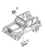 56010533AA - Electrical: Air Bag Control Module for Mopar Image