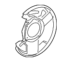 4770434031 - : 2005-2007 Toyota - Brake Dust Shield (Left, Front) for Toyota: Sequoia, Tundra Image