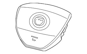 C2Z28179AMS - Electrical: Steering Wheel Air Bag for Jaguar Image