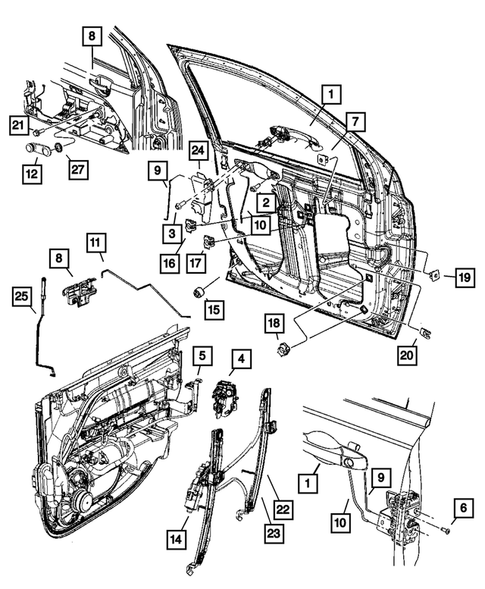 Front Door for 2013 Jeep Compass #0