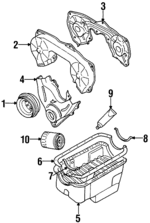 1350012G01 - : Timing Cover for Nissan: D21, Pathfinder, Pickup Image