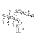6509377AA - Fuel: Hex Flange Head Bolt, Mounting for Chrysler: 300, Aspen | Dodge: Challenger, Charger, Durango, Ram 1500, Ram 2500, Ram 3500 | Jeep: Grand Cherokee, Grand Wagoneer, Wagoneer, Wrangler | Ram: 1500, 1500 Classic, 2500, 3500 Image