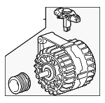 12311407440 - : Alternator for BMW: M5, Z8 Image