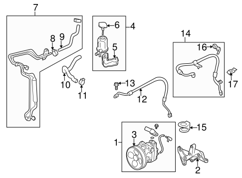 Pump & Hoses for 2006 Subaru B9 Tribeca | OEM Parts Online