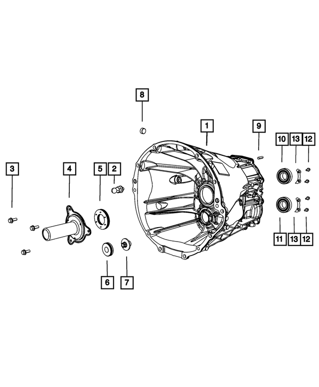 5098084AB - NSG370; 6-Speed; Manual Transmission: Screw for Mopar Image