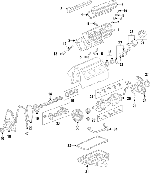 Oil Pump for 2017 GMC Savana 2500 #0