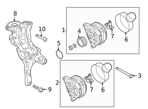 Alternator for 2015 Audi A5 Quattro #0