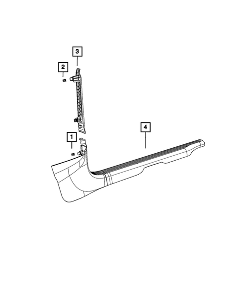 Panels - Moldings - Scuff Plates, Pillar, Cowl, 1/4 Panel Trim and Cargo Covers for 2021 Dodge Challenger #3