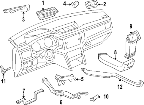 Ducts for 2025 Volkswagen Atlas Cross Sport #0
