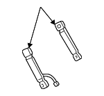 1F6057900 - : Buckle for Mazda: B2300, B2500, B3000, B4000 Image