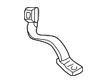 ZZP05791007 - Electrical: Center Buckle for Mazda: B2300, B2500, B3000, B4000 Image