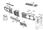 51131945886 - : Grille Right for BMW Image