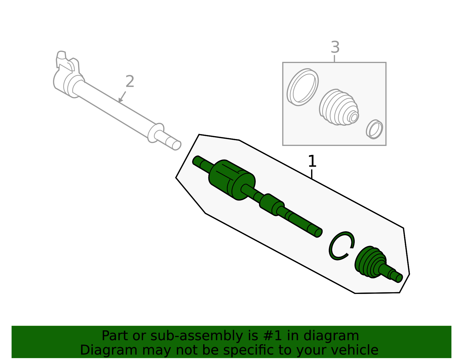 7T4Z-3A428-D - Axle Assembly 2007-2014 Ford | Ford Parts Direct