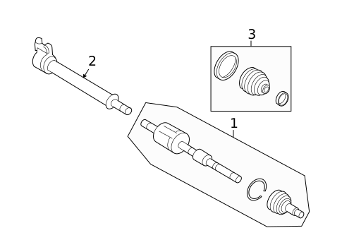 Drive Axles for 2009 Lincoln MKX #0