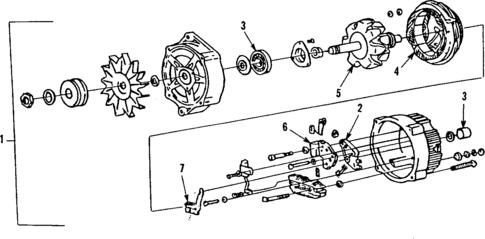 Alternator for 1986 Chevrolet Caprice #0
