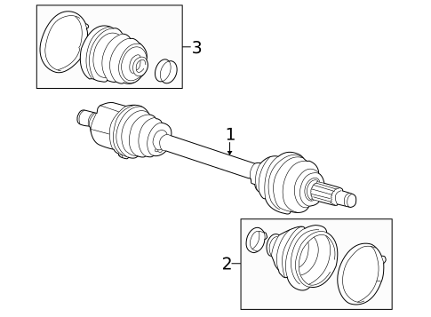 Axle Components for 2005 Jaguar X-Type #0