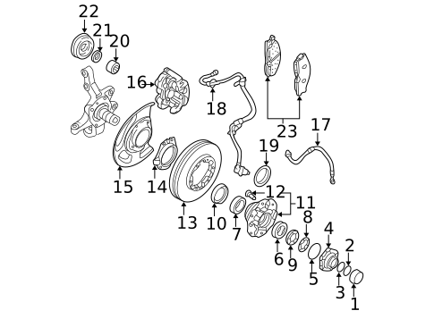 Anti-Lock Brakes for 1996 Nissan Pathfinder #2