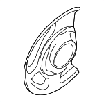 411500W701 - Brakes: Splash Shield for Nissan: Pathfinder Image