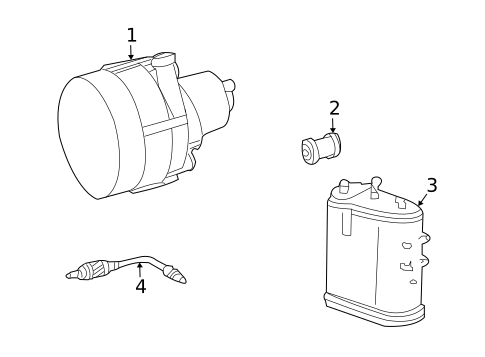 Emission Components for 2006 Mercedes-Benz CL600 #0