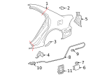 7736002020 - Body: Fuel Door Spring for Toyota Image
