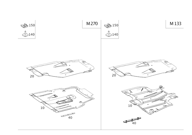 1175200000 - : Cover, Engine Comp Lower for Mercedes-Benz: GLA250 Image