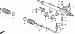 53434S04J51 - Chassis: CLIP, TIE ROD for Acura Image