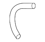 254121R000 - Cooling System: Lower Hose for Hyundai: Accent, Veloster Image