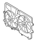 ZZC415025 - : 2008-2011 Mazda Tribute - Fan Assembly for Mazda: Tribute Image