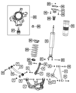 Rear Coil Spring, Left Rear