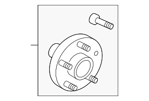 424100E050 - Suspension: Hub &amp; Bearing Assembly for Toyota Image