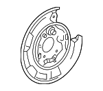 465040E040 - Brakes: Backing Plate for Toyota Image image