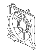 38615RBJ003 - HVAC: A/C Shroud for Honda: CR-V, CR-Z, Insight Image