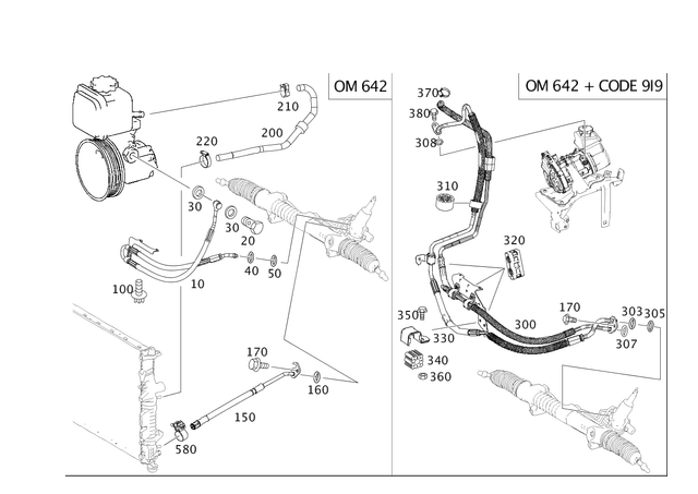 19901263 - Steering: Hollow Screw for Mercedes-Benz Image image