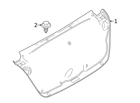 Interior Trim - Trunk for 2020 Toyota Yaris #0