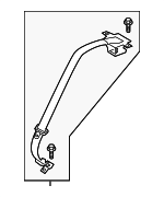 GD9Z54611B64AG - Electrical: Center Seat Belt for Lincoln: Continental Image