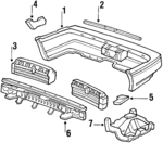 71501SD4670ZZ - Body: Bumper Cover for Acura: Legend Image