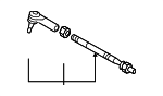 95534703150 - : Tie Rod for Porsche: Cayenne Image