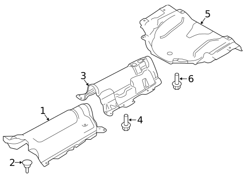 Heat Shields for 2019 Volvo XC90 #1