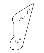 82860ZE50B - Body: Water Shield for Nissan Image