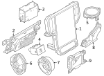 N1WZ18K810AA - Body: Radio for Ford Image
