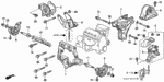 90166SR3000 - Body/Air Conditioning: BOLT, FLANGE (10X30) for Honda Image